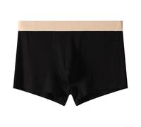 Calzoncillos tipo bóxer para hombre, de tiro medio, transpirables, con bolsa elástica en U, diseño ajustado en poliéster y elastano para mayor comodidad y apoyo, ideal (XL negro)