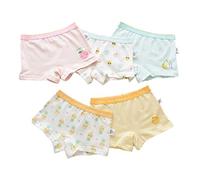 Calzoncillos Tipo Bóxer Para Niños, Calzoncillos Tipo Bóxer Para Niños, Calzoncillos De Algodón De 5 Piezas, Talla 3-16, Calzoncillos Para Niños, Triángulo (Figura 17,4-5 años)