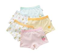 Calzoncillos Tipo Bóxer Para Niños, Calzoncillos Tipo Bóxer Para Niños, Calzoncillos De Algodón De 5 Piezas, Talla 3-16, Calzoncillos Para Niños, Triángulo (Figura 13,4-5 años)