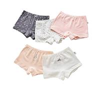 Calzoncillos Tipo Bóxer Para Niños, Calzoncillos Tipo Bóxer Para Niños, Calzoncillos De Algodón De 5 Piezas, Talla 3-16, Calzoncillos Para Niños, Triángulo (Figura 12,6-8 años)