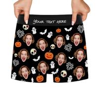 Calzoncillos tipo bóxer personalizados para hombre, ropa interior personalizada con tu nombre, para regalo de cumpleaños, Style3, X-Small