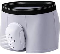 Calzoncillos Transpirables Post Circuncisión para Niños, Ropa Interior Protectora Circuncisión, Pantalón Recuperación Quirúrgica, Calzoncillos Convalecencia para Uso Diario(Gray 2,L/Large)