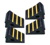 Calzos Autocaravana for Ruedas con Reflectante, Calzos Coche con Asa, for Sedanes, SUV, Camionetas Base Antideslizante