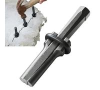 Calzos de cuña y pluma,Cuña de piedra de servicio pesado | Las herramientas de división de piedra de de hierro funcionan en caliza y granito masivos la piedra para que sea más fácil de mover. Es