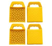 Calzos de Nivelación para RV - 4 Unidades de Soporte de Nivelación Multifunción,Calzo Estabilizador para Coche,para Coches, Camiones, SUV, Remolques, Viajes de Camping,