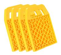 Calzos Estabilizadores para Auto- 4 Piezas Soporte de Nivelación Multiangulación Antideslizante,Adaptador para Gato de Coche - para Coches, Camiones, SUV, Remolques, Acampada, Viajes,