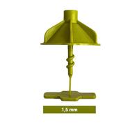 Calzos Niveladores INNOVAPRO para Azulejos y Baldosas - Sistema de Nivelación Cerámica de Una Pieza sin Herramientas - Junta de 1 a 3 mm - Espesor 6 a 14 mm - Fabricado en España (1,5MM)