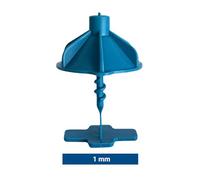 Calzos Niveladores INNOVAPRO para Azulejos y Baldosas - Sistema de Nivelación Cerámica de Una Pieza sin Herramientas - Junta de 1 a 3 mm - Espesor 6 a 14 mm - Fabricado en España (1MM)