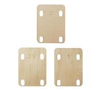 Calzos para Mástil de Guitarra - Reparación En Madera,Calce Mástil Reparación Guitarra - Para Entusiastas De La Música Luthier Músicos Adultos Aula Estudio Viaje Escenario