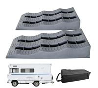 Calzos para ruedas para automóviles - 2 bloques niveladores de remolque de 3 pasos para ruedas de RV,Bloques de nivelación para remolques de viaje, cuñas y niveladores para de remolque para rem