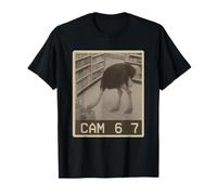 CAM 6 7 Meme Six Seven Avestruz Viral Brainrot Tendencia Juvenil Camiseta