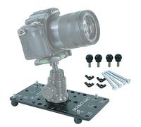 Cam Caddie Placa de Queso de ángulo bajo Ultra Plana POD/Soporte de trípode para cámaras DSLR, sin Espejo y de acción