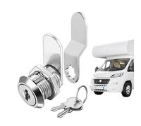 Cam Locks for Cabinets - Heavy Duty RV Drawer Lock, Cabinet Cam Lock with Keys, Alloy Replacement Locks for RV Storage Drawer Mailbox | Secure Compartment-Lock for Camper Trailer Tool Cabinet