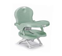CAM Smarty Booster S332-P23 - Silla de alimentación para bebé, asiento de refrigerio, Smart Pop, portátil, asiento elevador con bandeja para comer, ligero, plegable compacto, viajes, ping - gris