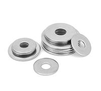 CAM2 Arandelas de sujeción, M8, acero inoxidable 304, 20 mm x 1,2 mm, polea de metal para uso doméstico y mecánico, tornillos y tuercas y barra roscada