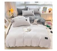 Cama 4 Pcs Juego, Terciopelo Espesado Velvet Coral Velvet Solid Color Drorvet Set, Espesado cálido y cómodo a la Piel (Color: 8, tamaño: 1.5m- 1.8m Cama -200x230cm)