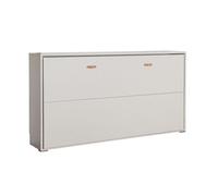 Cama abatible aglomerado blanco 90x190cm 35 cm