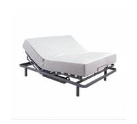 Cama abatible vertical hausbed de matrimonio 135x200 en color blanco con sistema de apertura suave y estructura reforzada