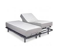 Cama abatible vertical hausbed de matrimonio 160x190 en color blanco con sistema de apertura suave y estructura reforzada