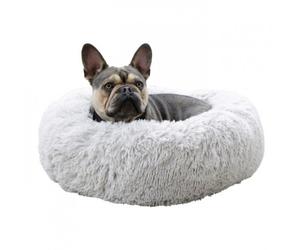 Cama acogedora Fluffy - Kerbl - Color: Gris claro | Diámetro - Diámetro: Ø 60 cm