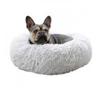 Cama acogedora Fluffy - Kerbl - Color: Gris claro | Diámetro - Diámetro: Ø 76 cm