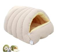 Cama acogedora para gatos monstruos, casa suave para mascotas para gatos de interior y perros pequeños, tienda de campaña de felpa con cojín extraíble lavable, nido cálido antideslizante para gatitos