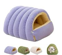 Cama acogedora para gatos monstruos, cueva suave y cálida para gatos de interior, cojín extraíble y lavable, bonito nido de diseño de monstruo para gatitos y perros pequeños, cama de dormir de