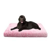 Cama antiansiedad para perros, extraíble, lavable, calmante para perros, colchón ortopédico para mascotas, cesta de felpa esponjosa con parte inferior antideslizante, cojín de almohada para mascotas