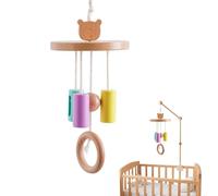 Cama auxiliar móvil para decoración de madera, para habitación infantil, móvil, para habitación, salón, pared, decoración de Navidad, cumpleaños