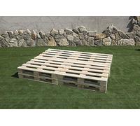 Cama BALINESA PALETS NUEVOS 2m X 1,60m Natural