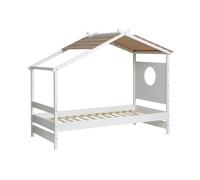 Cama cabaña madera blanco 90x190cm