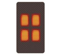 Cama Calefactable para Gatos 10W - Almohadilla Calentadora de 35,43 Pulgadas | Cama Calefactable USB de Calentamiento Rápido Ajustable, Alfombra Terapéutica Transpirable para Uso Interior y Exterior,