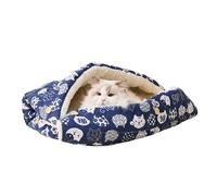 Cama cálida para gatos - Nido de dormir de invierno para mascotas, cama grande de felpa suave para gatos - para interiores de invierno, sala de estar, apartamento, dormitorio, balcón y hogar