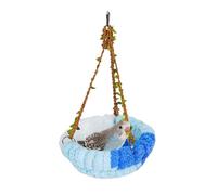 Cama Cálida para Pájaros, Cálido para Jaula, Hamaca De Felpa Paraa Pájaros, Accesorios Paraa Periquitos: Esconderse, Dormir, Sentarse, Descansar, Anidar, Alimentarse, Mantener Y Criar, Ideal A