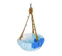 Cama cálida para pájaros, de protección térmica para Clima frío, cabaña Interior Gruesa y mullida, Montaje Seguro, de Accesorios de Felpa Duradera, Cama de cría, para pájaros de Amor
