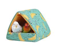 Cama Caliente Para Loros | Saco De Dormir Para Pájaros | | Cama Con Cojín Warm House hideoutt Para Loro | Cómoda Cama De Descanso Para Loros | Cama Para Loros, Agapornis, Periquitos Y Pájaros Peq