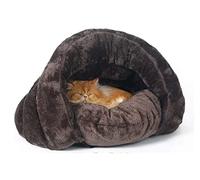 Cama calmante para Perros, Otoño Invierno, Cama para Cachorros, gatos, Perros, Nido Suave y cálido, Cama para Perrera, casa Cueva, Saco de Dormir, Alfombrilla, Tienda de campaña para Mascotas