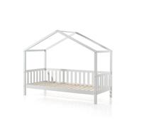 Cama casita infantil dallas 97x211x170 blanco