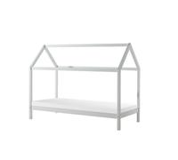Cama casita infantil dallas 99x208x160 blanco