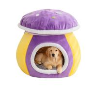 Cama Caverna para gatos con forma de hongo para perros de invierno | Cama acogedora y cómoda para gatos, Cachorro de interior, sala de estar, dormitorio, balcón, apartamento, casa