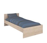 Cama child color roble jackson 90x190 cm dormitorio juvenil moderno