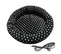 Cama climatizada para Mascotas: cálido de Forro Polar Suave para Mascotas, Calentador de Invierno para Mascotas, cojín para Dormir Interior, cálido de Animales, de Cama de Forro Polar