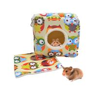 Cama Cockatiel, Cockatiel | Jaula para cabaña de algodón lavable para casa de pájaros - Hamaca para pájaros con para pájaros de invierno, para dormir para hámsters, suministros para