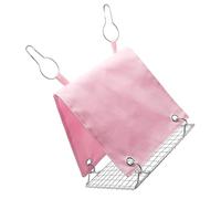 Cama colgante para pájaros ChewProof con base de acero para periquitos de tamaño M, diseño térmico para loros