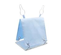 Cama colgante para pájaros ChewProof con base de acero para periquitos de tamaño M, diseño térmico, tienda de campaña para pájaros