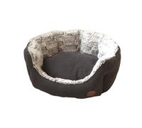 Cama cómoda Nobby oval "CACHO" L x A x A: 45 x 40 x 19 cm gris oscuro