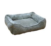Cama cómoda Nobby rectangular Classic "GARIK" gris oscuro L x A x H: 50 x 40 x 17 cm