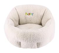 Cama Cómoda Ovalada Nobby Para Cachorros Marfil 50x45cm Para Perros