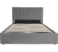 Cama con baúl "mia" - 160 x 200 cm - gris