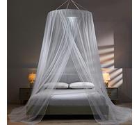 Cama Con Dosel En La Cama Mosquitera Verano Camping Repelente Carpa Insecto Cortina Plegable Sala De Estar Dormitorio,Gris,Cama De 1,5 M (5 Pies)